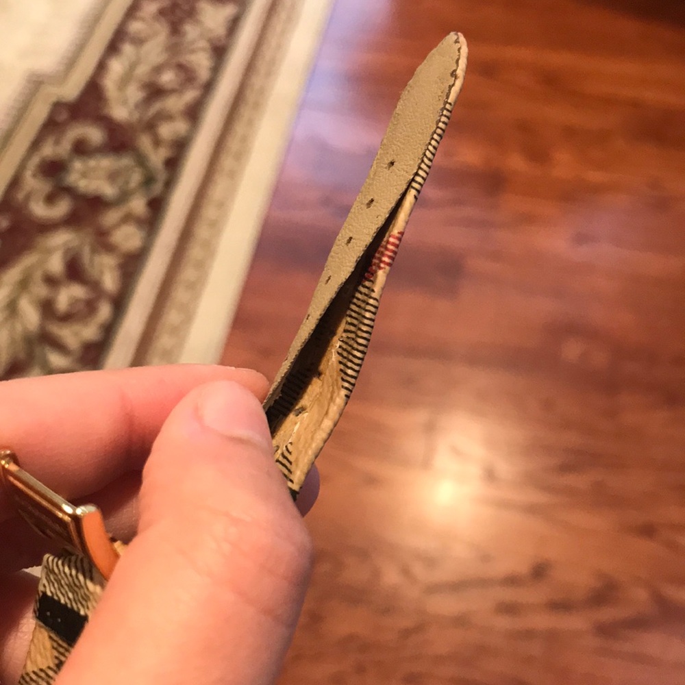 100% Authentic Burberry Plaid Watch BU1399 - Picture 5 of 6